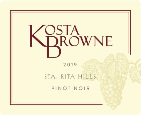 Kosta Browne Sta. Rita Hills Pinot Noir 2019 Front Label
