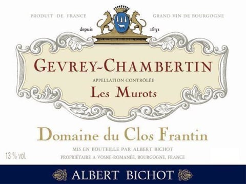 Albert Bichot Gevrey Chambertin Les Murots 2015 Front Label