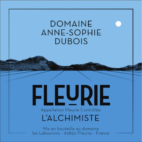 Anne Sophie Dubois Fleurie L'Alchimiste 2020 Front Label