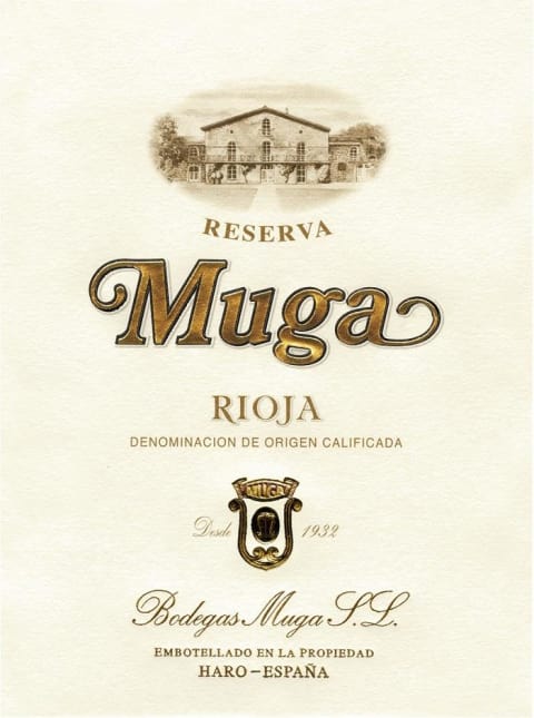 Bodegas Muga Reserva (375ML half-bottle) 2015 Front Label