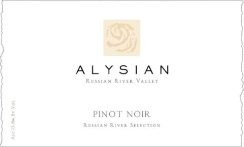 Alysian Russian River Selection Pinot Noir 2015 Front Label