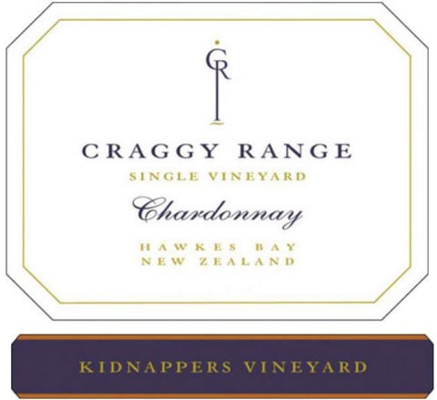 Craggy Range Winery Kidnappers Vineyard Chardonnay 2020 Front Label