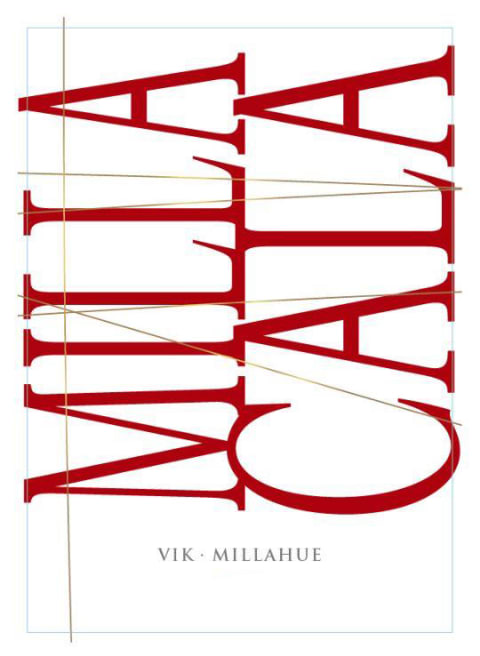 Vina Vik Milla Cala 2013 Front Label