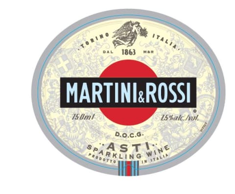 Martini & Rossi Asti Front Label