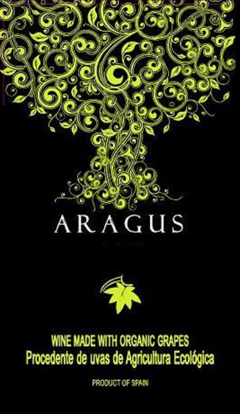 Bodegas Aragonesas Aragus Organic 2017 Front Label