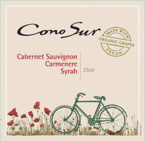 Cono Sur Organic Cabernet Sauvignon/Carmenere/Syrah 2020 Front Label