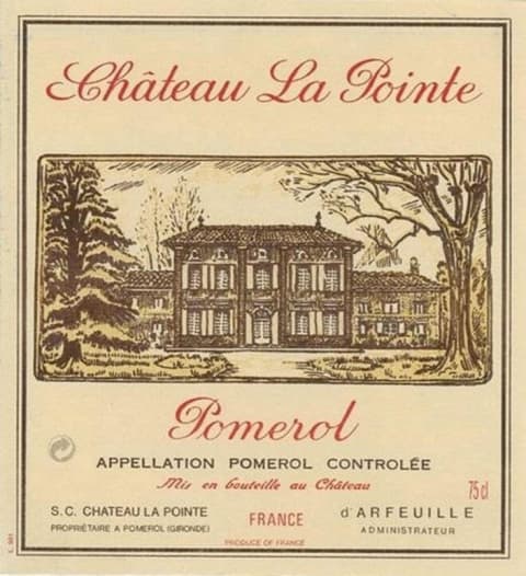 Chateau La Pointe Pomerol 2000 Front Label