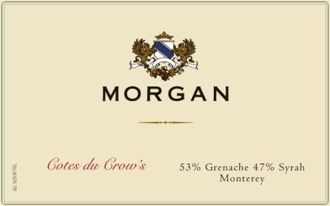 Morgan Cotes du Crow's 2017 Front Label
