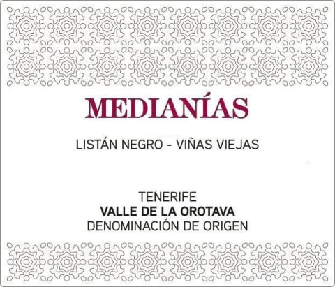 CVNE Medianias 2018 Front Label