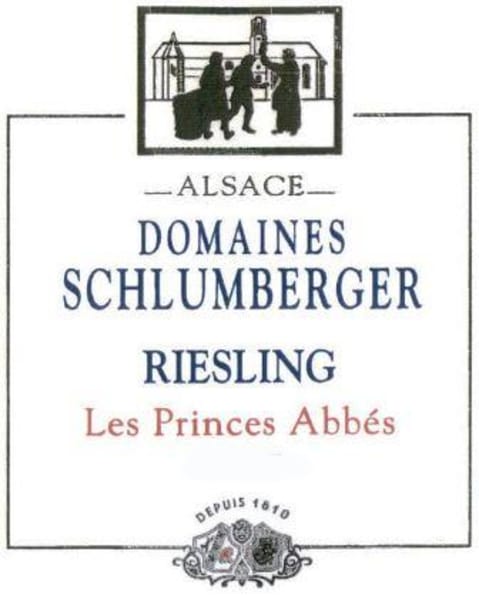 Flat front label of wine
