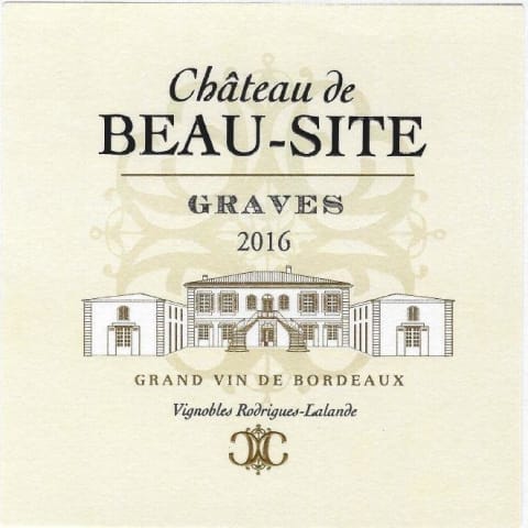 Chateau 2016 de Beau-Site Graves