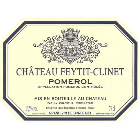 Chateau Feytit-Clinet 2009 Front Label