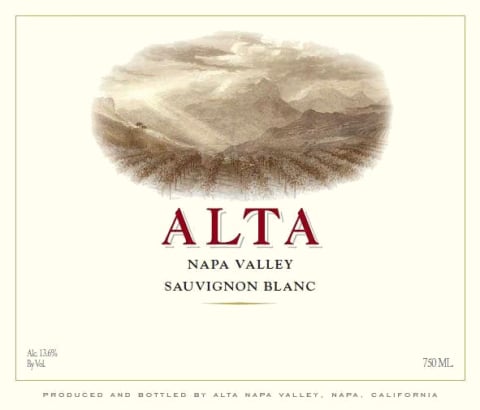 Alta Sauvignon Blanc 2017 Front Label