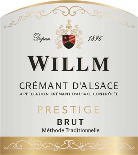Alsace Willm Brut Prestige Front Label