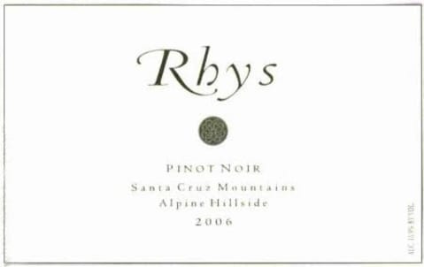 Rhys Vineyards Alpine Hillside Pinot Noir 2006 Front Label
