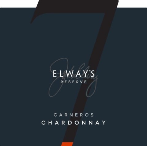 7Cellars Elway's Reserve Chardonnay 2019 Front Label