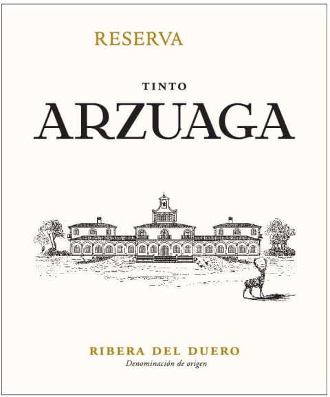 Arzuaga Reserva 2019 Front Label