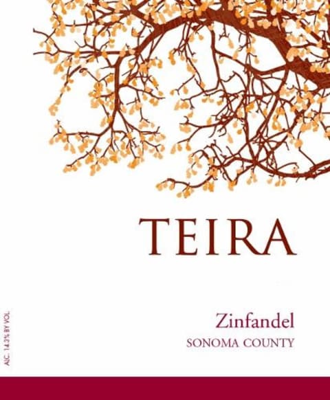 Teira Zinfandel 2016 Front Label