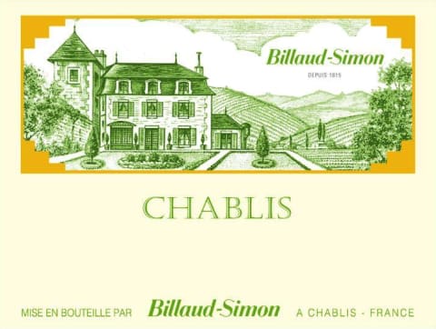 Billaud-Simon Chablis (375ML half-bottle) 2018 Front Label
