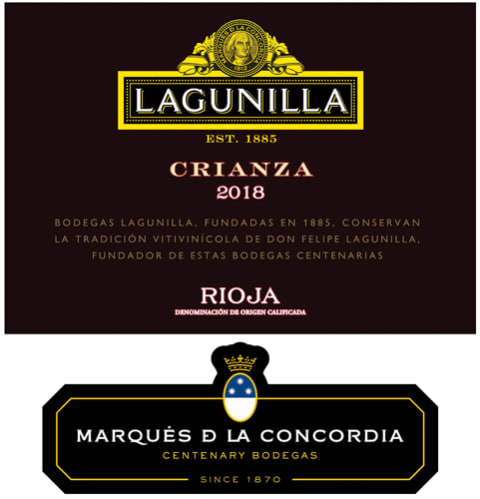Marques de la Concordia Lagunilla Crianza 2018 Front Label