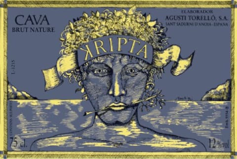 Agusti Torello Mata Cava KRIPTA Brut Nature Gran Reserva 2011 Front Label