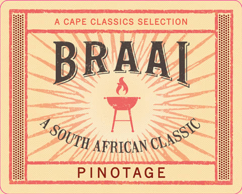 Braai Pinotage 2019 Front Label