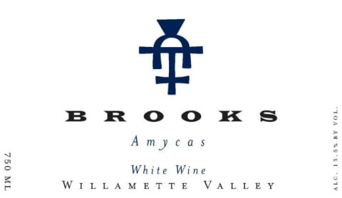 Brooks Amycas White Blend 2021 Front Label