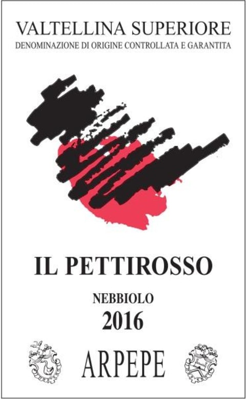 Ar. Pe. Pe. Il Pettirosso Valtellina Superiore 2016 Front Label