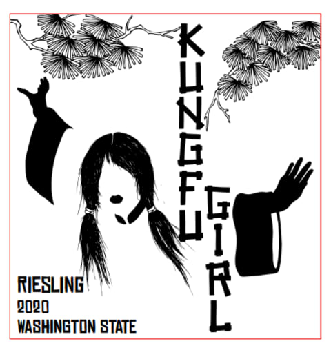 Charles Smith Wines Kung Fu Girl Riesling 2021 Front Label