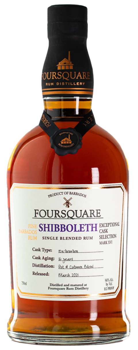 Foursquare 16 Year Mark XVI Shibboleth Single Blended Rum Front Bottle Shot