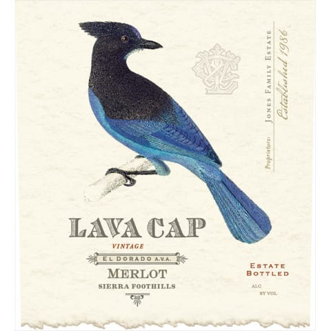 Lava Cap Merlot 2019 Front Label