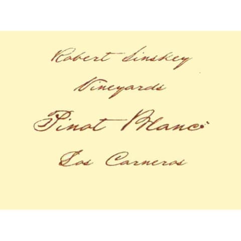 Robert Sinskey Pinot Blanc (375ML half-bottle) 2016 Front Label