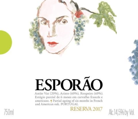 Herdade Do Esporao Reserva White 2017 Front Label