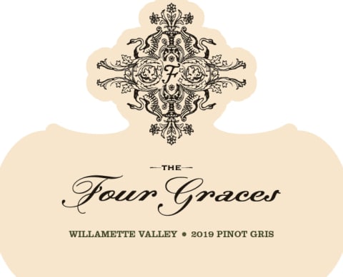 Four Graces Pinot Gris 2019 Front Label