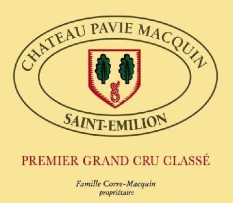 Chateau Pavie Macquin 2018 Front Label