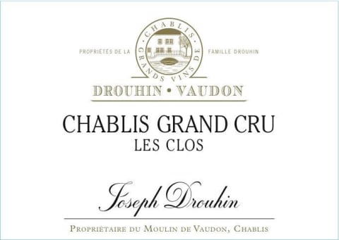 Domaine Drouhin Vaudon Chablis Les Clos Grand Cru 2019 Front Label