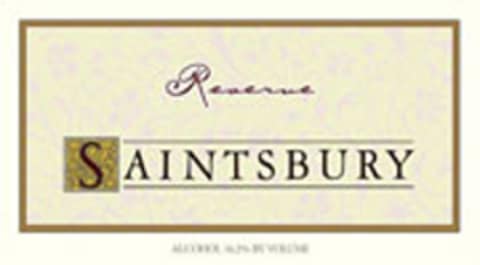 Flat front label of wine