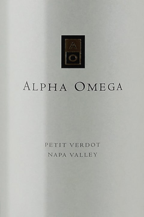 Alpha Omega Petit Verdot 2011 Front Label