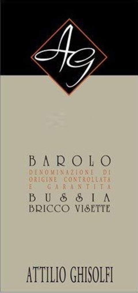 Attilio Ghisolfi Barolo Bussia Bricco Visette 2008 Front Label