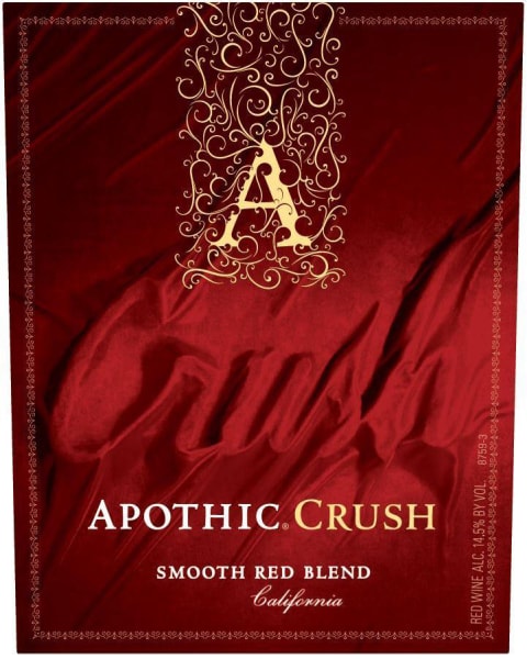 Apothic Crush Red Blend 2018 Front Label