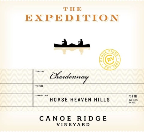 Canoe Ridge The Expedition Chardonnay 2017 Front Label