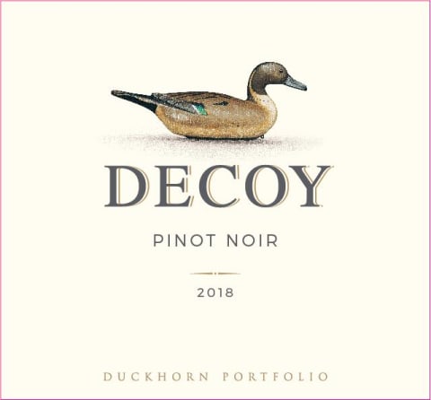 Decoy Pinot Noir 2018 Front Label