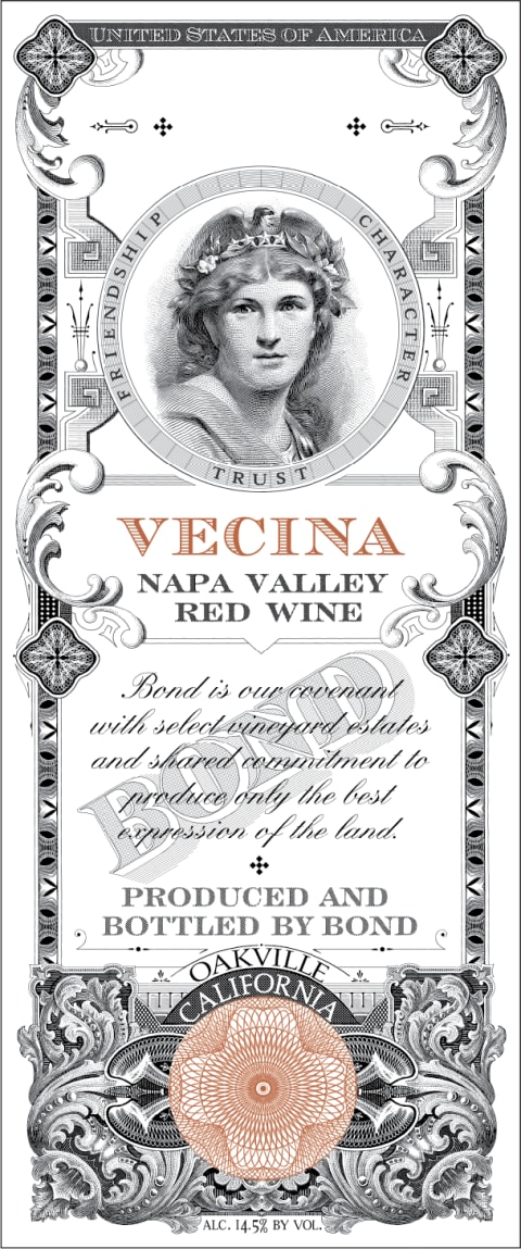 Bond Vecina 2010 Front Label