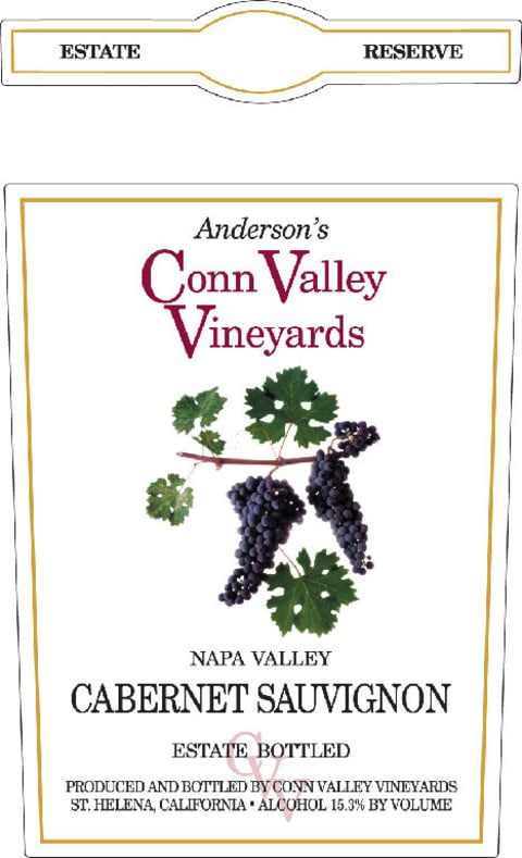 Anderson's Conn Valley Vineyards Cabernet Sauvignon Reserve (1.5 Liter Magnum) 1995 Front Label