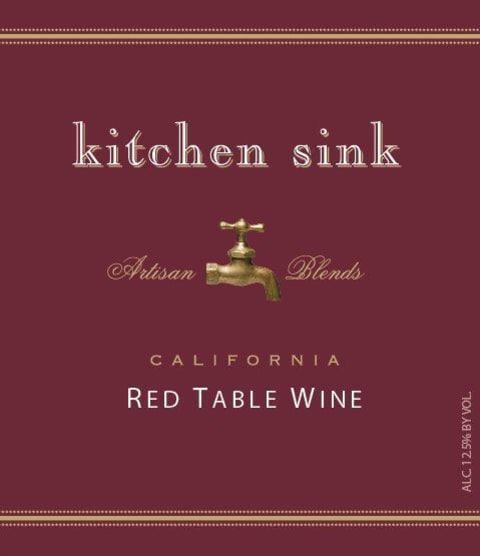 Kitchen Sink Red