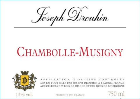 Joseph Drouhin Chambolle-Musigny 2019 Front Label