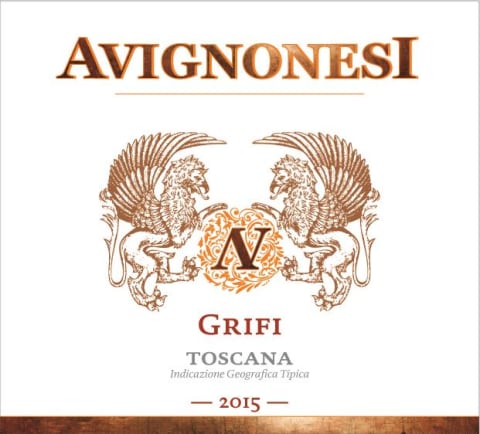 Avignonesi Grifi 2015 Front Label