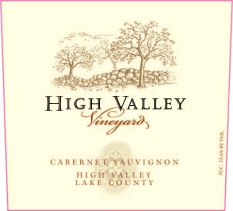 High Valley Vineyards Cabernet Sauvignon 2019 Front Label
