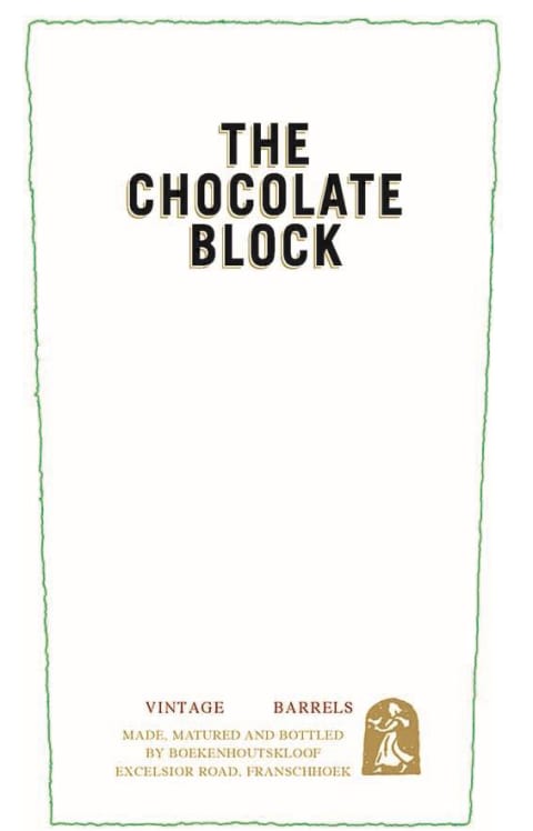 Boekenhoutskloof The Chocolate Block Red Blend 2021