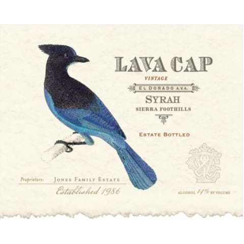 Lava Cap Syrah 2018 Front Label
